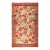1900s Large Scale Olive Antique French Floral European Folk Besserabian Wool Rug For Sale