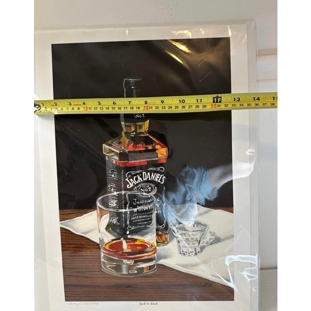 1990s Gary D. Curtis Limited Edition 13/195 Signed Sealed Art Print Jack Is Back New For Sale In Atlanta - Image 6 of 6