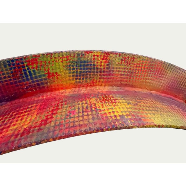 Painted Iron and Steel Sculpture For Sale - Image 4 of 12