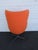 Mid Century Modern Swivel Rocking Orange Egg Chair Fritz Hansen Style 6608 For Sale - Image 13 of 18