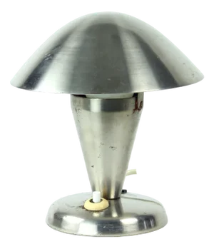 Chrome Mushroom Table Lamp by Josef Jirka for Napako, 1960s