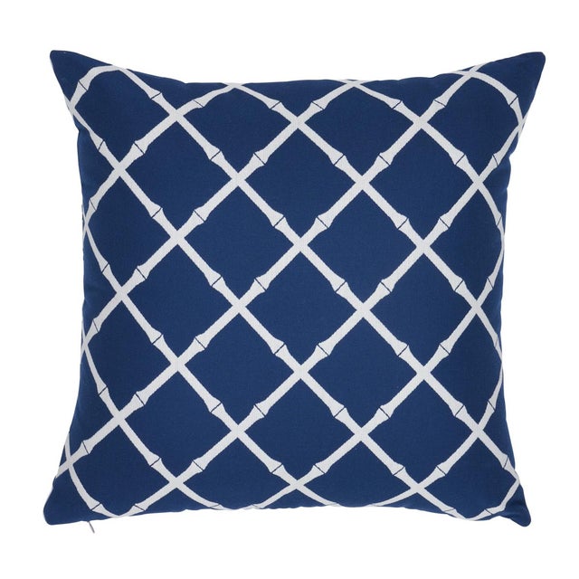 This pillow features Bamboo Trellis Indoor/Outdoor with a knife edge finish. Look no further than Bamboo Trellis...