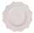Ivory Beaded Scalloped Charger Plate, 13.5" For Sale