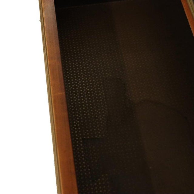 Antique Italian Ebonized & Gilt Trim Cherry 7-Drawer Classical Semainier C1930 For Sale - Image 10 of 17