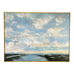 Elizabeth Berry Everglades and Clouds Oil Painting 40x30