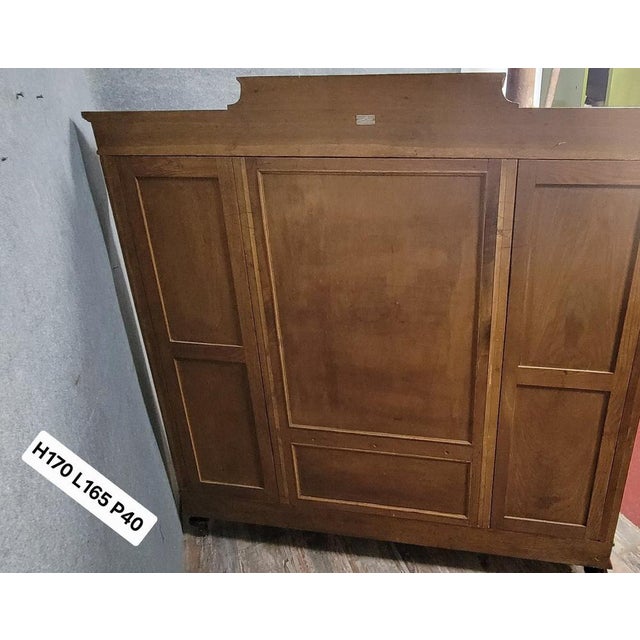 Louis XVI Style Bookcase in Wood For Sale - Image 4 of 9