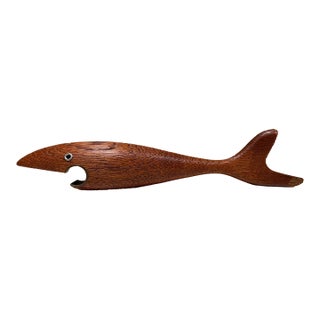 Danish Modern Fish Shark Bottle Opener Arne Basse Mid Century For Sale