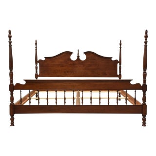 Traditional Cherry King Bed For Sale