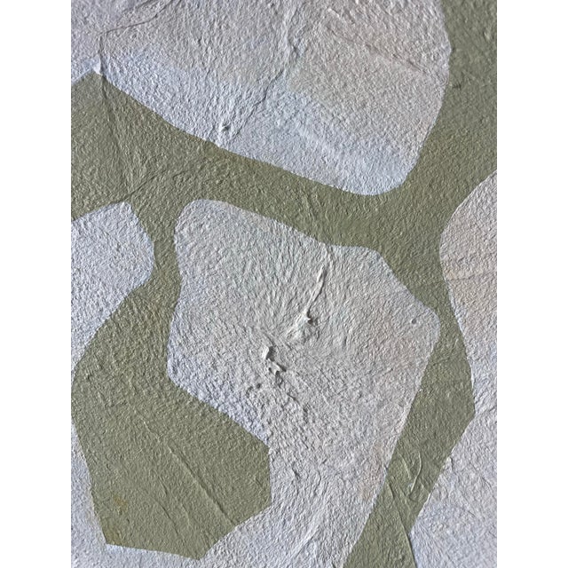 2026 "Interessarsi" Abstract Botanical Painting on Canvas by r.k. Red For Sale - Image 4 of 5