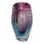 High Quality Vintage Hand Blown Italian Murano Signed Art Studio Glass Vase For Sale