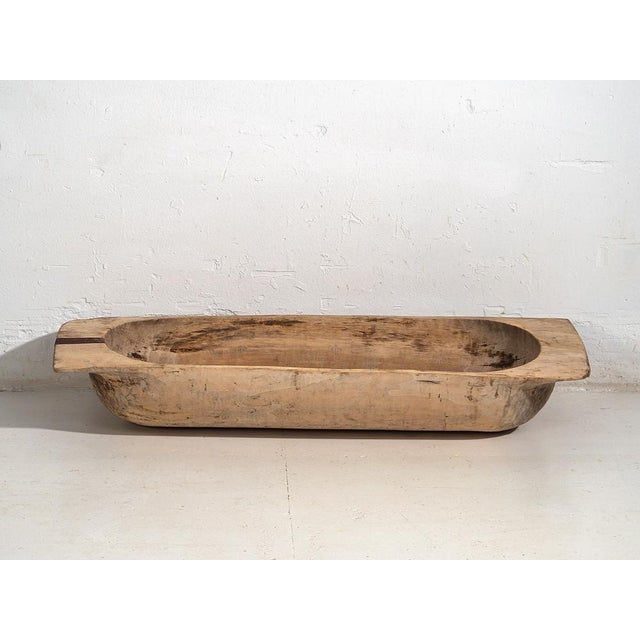 Brown Antique Primitive Style Tray, 1900 For Sale - Image 8 of 12