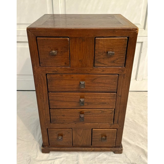 Chinese Asian Chinese Herbal Apothecary Cabinet Chest For Sale - Image 3 of 12