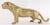 Brass leopard sculpture. Nice large size measuring 23" long.
