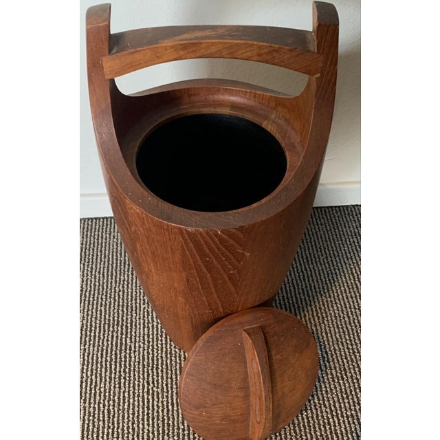 Mid-Century Modern Congo Ice Bucket in Teak by Jens Quistgaard, 1960s For Sale - Image 3 of 8