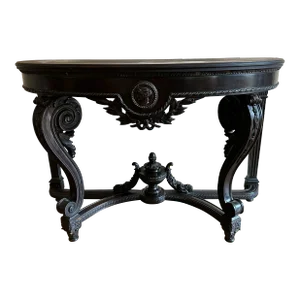 Mid 19th Century h.z.m. & Co. Mahogany Side Table