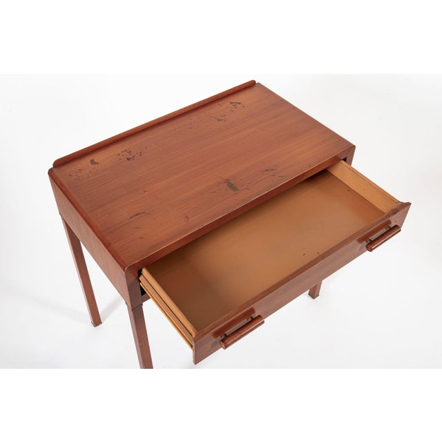 Metal Antique Art Deco Industrial Simmons Small Metal Desk 1930s For Sale - Image 7 of 10