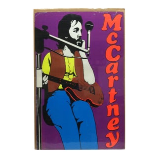 1970s Vintage Original Paul McCartney "Blue Light" Poster For Sale