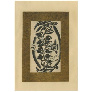 Nathan Altmann, Program of an Evening Concert, 1923, Lithograph For Sale