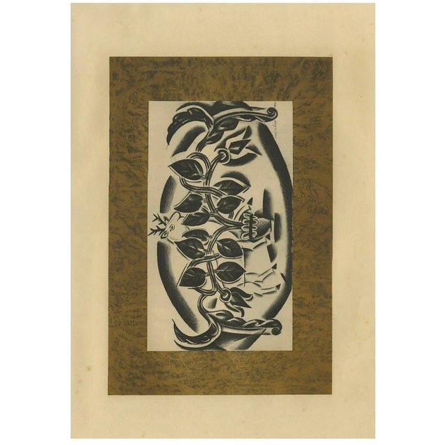 Nathan Altmann, Program of an Evening Concert, 1923, Lithograph For Sale