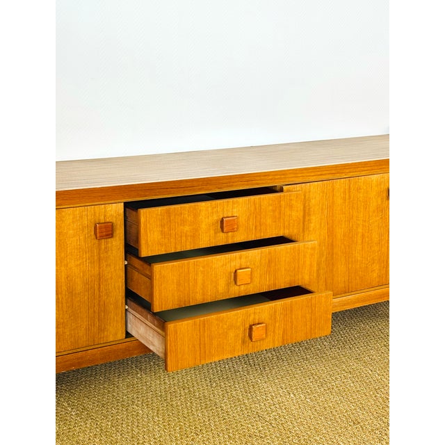 Wood Scandinavian Teak Sideboard, 1960 For Sale - Image 7 of 14