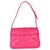 2020s Pink Diamond Quilted Lambskin Le 5 a 7 Shoulder Flap Bag For Sale - Image 5 of 9