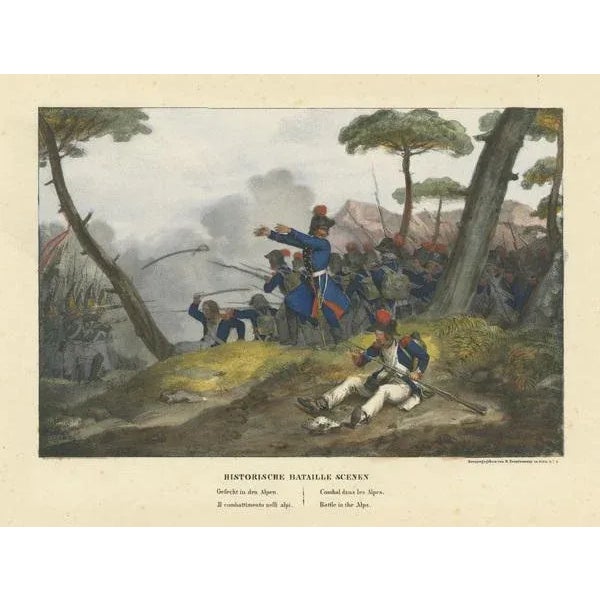 The Alpine Encounter, 1834, Paper For Sale - Image 3 of 8