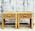 Vintage Coastal Woven Rattan Nightstands - a Pair For Sale - Image 13 of 16