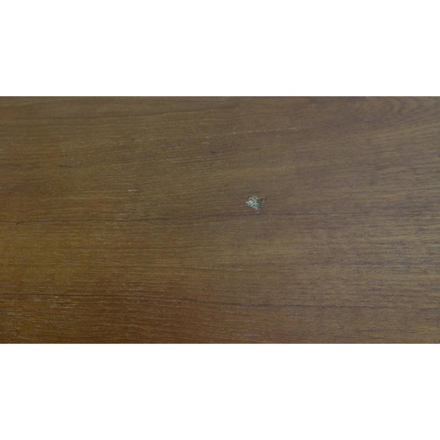 Brown Boomerang Desk with Triangle Legs by Cees Braakman for Pastoe, 1950s For Sale - Image 8 of 18