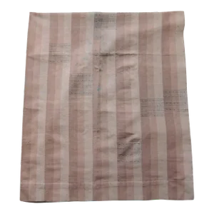 Vintage Dusty Pink Stripe African Yoruba Textile Panel