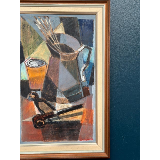 Erik Emanuelsson, Still Life, 1960s, Oil Painting on Panel, Framed For Sale - Image 4 of 17
