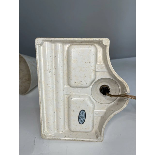 1990s Vintage Mid Century Modern Retro Atomic Gooseneck Cone Desk Lamp For Sale - Image 5 of 7