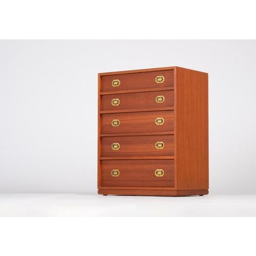 Mid-Century Modern Danish Chest of Drawers in Teak by Henning Korch, 1960s For Sale - Image 4 of 11