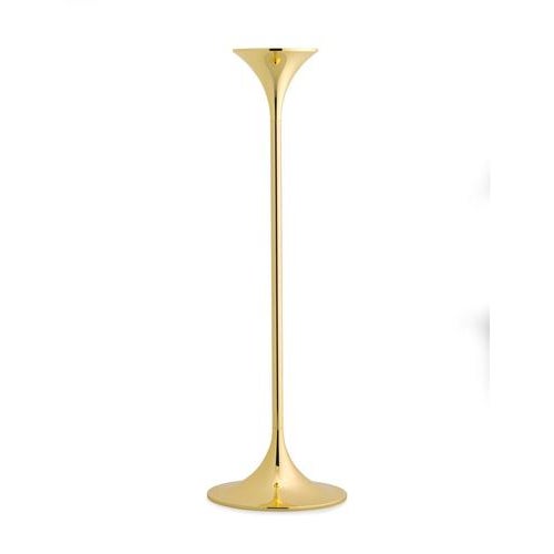 Metal Jazz Candleholders in Steel with Brass Plating by Max Brüel, Set of 4 For Sale - Image 7 of 16