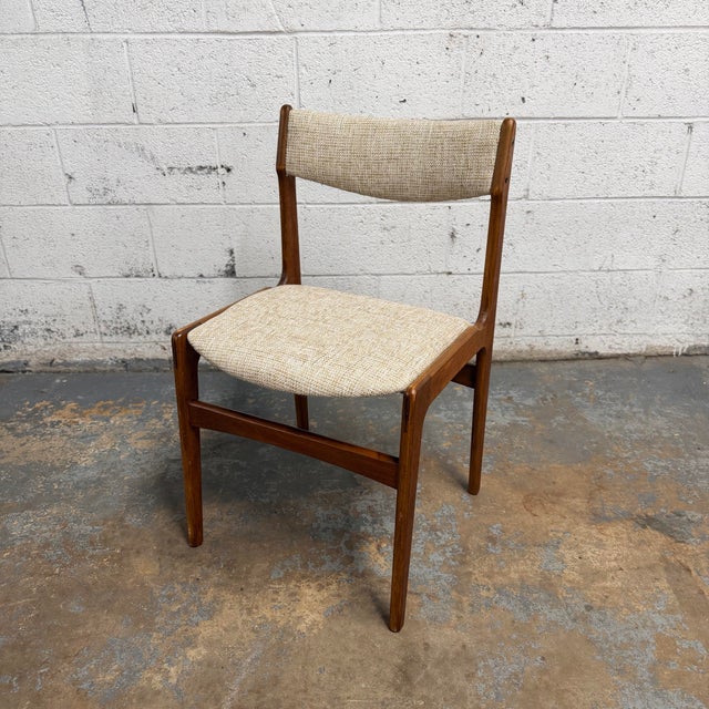 Mid 20th Century Set of 6 Danish Mid Century Modern Teak Dining Chairs - Design Attributed to Erik Buch, 1960s For Sale - Image 5 of 8