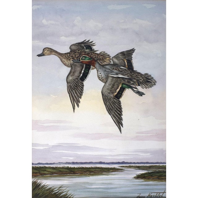 Art Sz: 14 1/4"H x 10"W Frame Sz: 20 1/4"H x 15 3/8"W Artist: Jean Herblet (1893-1985)