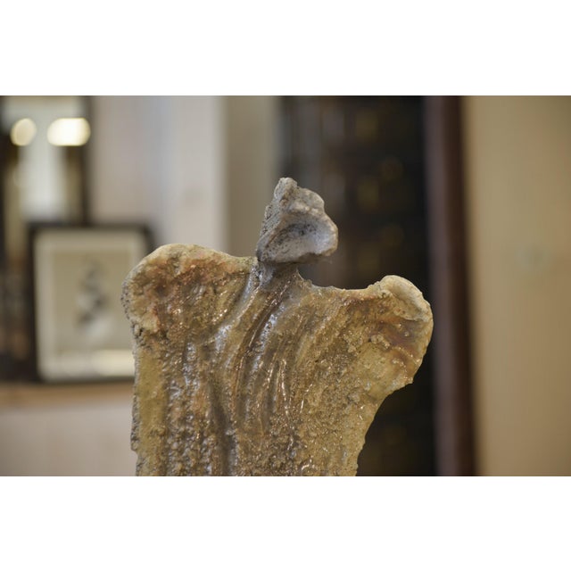 Ceramic Unknown, Raku Statue, 1960s, Ceramic For Sale - Image 7 of 11