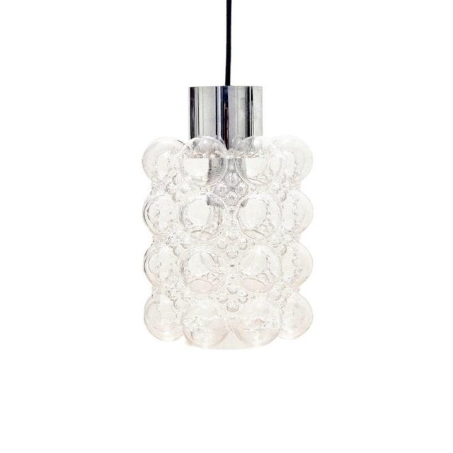 Mid-Century Modern Bubble Glass Ceiling Pendant attributed to Helena Tynell for Limburg, Germany, 1960s For Sale - Image 9 of 9