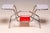 Bauhaus 20th Century Bauhaus Tubular Steel Flower Stand with Colored Glass Shelves, Czechoslovakia, 1930 For Sale - Image 3 of 8