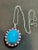 GIA Certified 105 Ct Natural Oval Turquoise, Ruby & Diamond Pendant, Sleeping B For Sale - Image 10 of 18