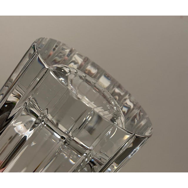 Glass Baccarat Harmonie Crystal Vase For Sale - Image 7 of 8
