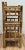 Vintage Scorched Chunky Bamboo 3 Tier Etagere For Sale In Kansas City - Image 6 of 11