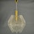 Pendant Lamp in Acrylic Glass, Wire and Brass, 1970s For Sale - Image 3 of 18