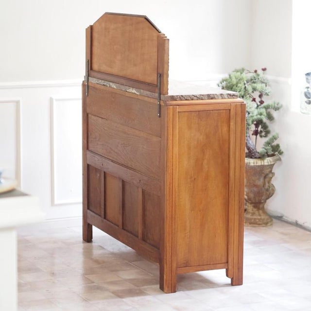 Art Deco Sideboard with Mirrored Top, 1930 For Sale - Image 12 of 14