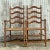 Coastal Vintage Coastal Ladderback Rush Seat Chairs - a Pair For Sale - Image 3 of 7