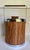1960s Mid Century Modern Kromex Faux Wood Ice Bucket With Chrome Lid & Wood Accents For Sale - Image 10 of 12
