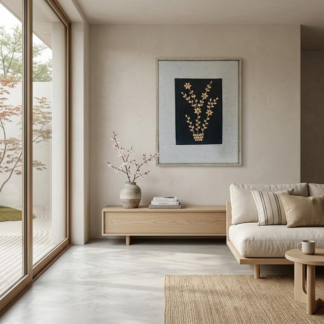 SPECIAL OFFER: FOR A LIMITED TIME, PURCHASE THIS HANDMADE FRAMED WALL ART AND RECEIVE A FREE 2' × 3' HANDMADE RUG AT NO...