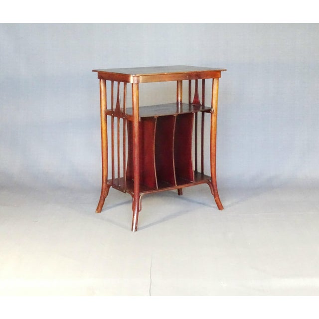 Side Table by Kolomann Moser Sheet Music Holder for Kohn, 1905 For Sale - Image 3 of 11