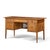 Mid-Century Modern Broyhill Brasilia Mid Century Walnut and Brass Desk For Sale - Image 3 of 11