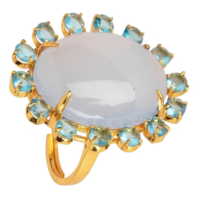 Odessa Ring (Light Blue) (Size 9) For Sale
