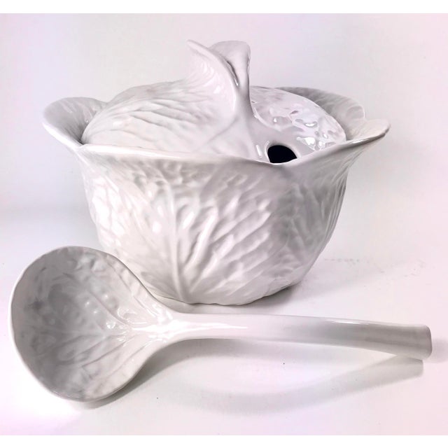 Portuguese Cabbage Soup Tureen With Ladle Chairish